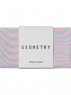 Geometry Vibe Check Fitness Towel - NIB